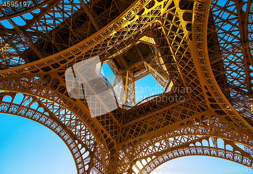 Image of View on Eiffel Tower