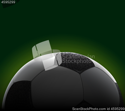 Image of Realistic Soccer Ball Banner