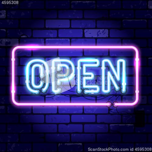 Image of Neon Signboard Open Framed