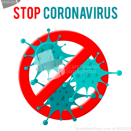 Image of Stop 2019-nCoV Coronavirus Sign