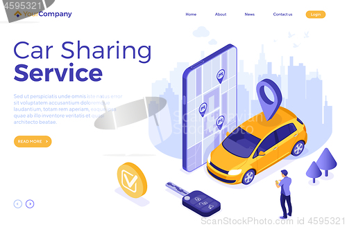 Image of Car Sharing Service Concept