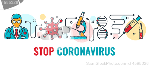 Image of Stop 2019-nCoV Coronavirus Banner