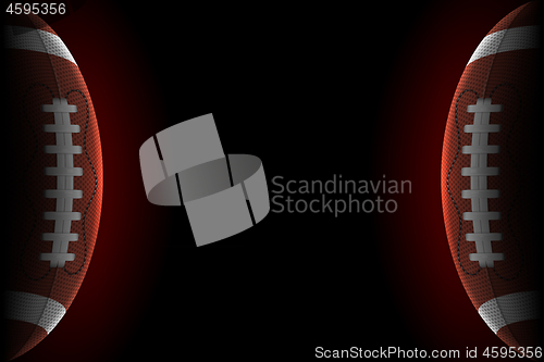 Image of American Football Ball Banner