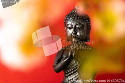 Image of buddha statue sign for peace and wisdom