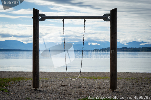 Image of lonely children\'s playground