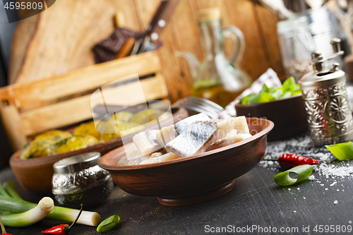 Image of salted herring