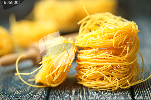 Image of raw noodle