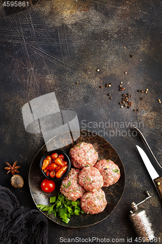 Image of raw cutlets