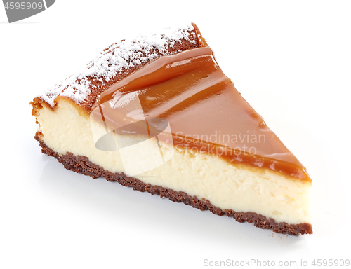 Image of piece of cheesecake