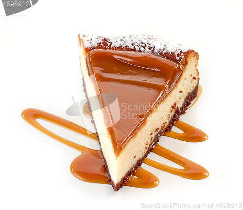 Image of piece of cheesecake