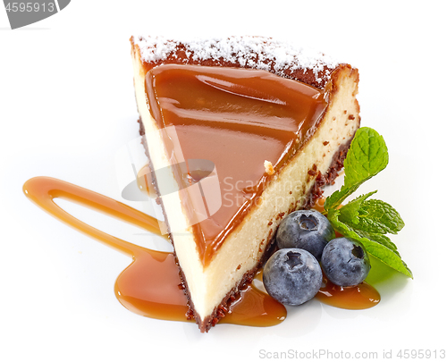 Image of piece of cheesecake