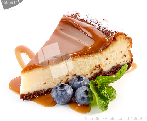 Image of piece of cheesecake