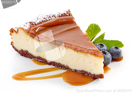 Image of piece of cheesecake