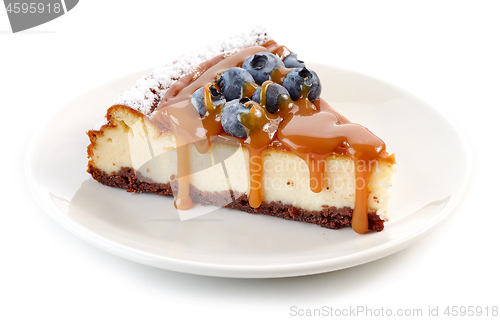 Image of piece of cheesecake