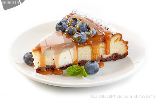 Image of piece of cheesecake
