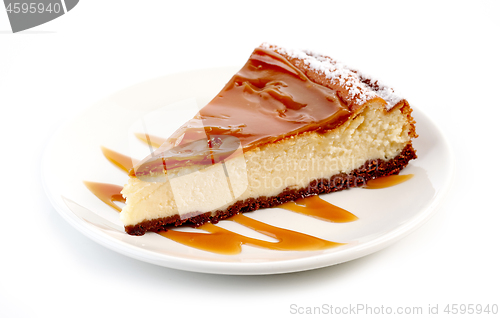 Image of piece of cheesecake