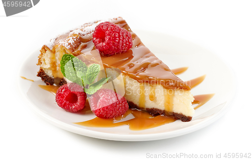 Image of piece of cheesecake