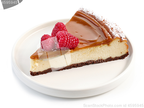 Image of piece of cheesecake