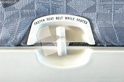 Image of Fasten seat belt symbol.