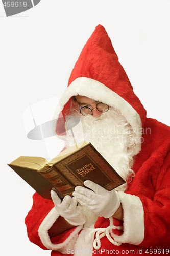 Image of Santa with Bible