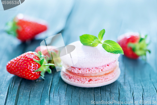 Image of strawberry macaroons