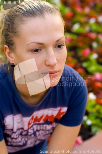 Image of unhappy woman