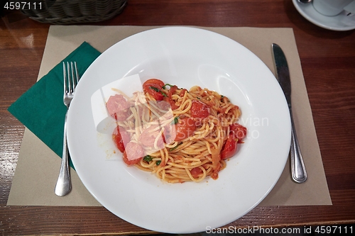 Image of Spaghetti dish at a restaurant