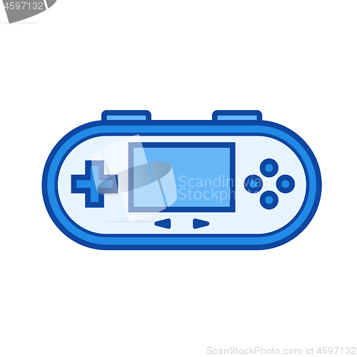 Image of Gamepad line icon.