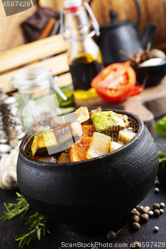 Image of baked vegetables