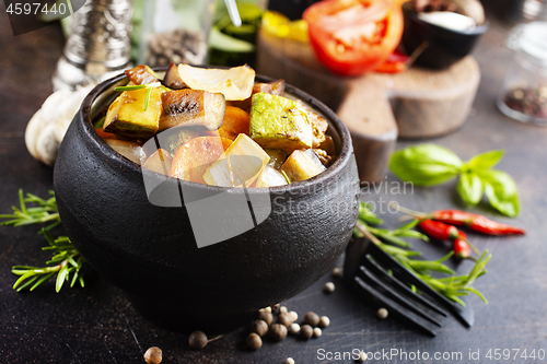 Image of baked vegetables