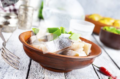 Image of herring with potato