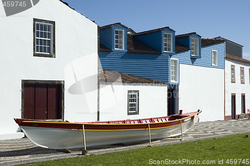 Image of Facade of the Whalers Museum in Lages do Pico, Azores