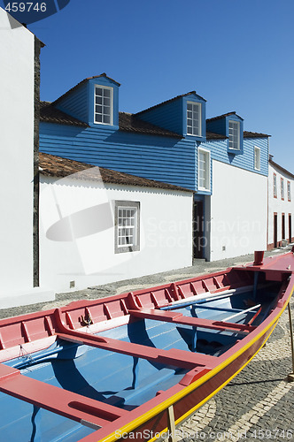 Image of Facade of the Whalers Museum in Lages do Pico, Azores