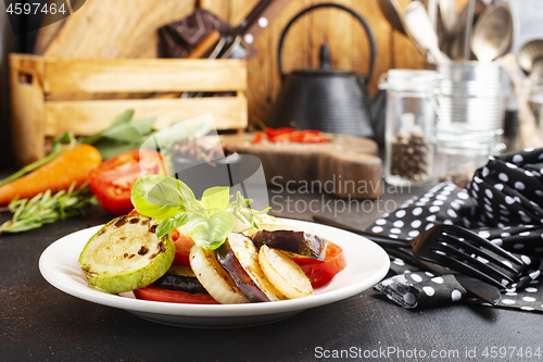Image of baked vegetables