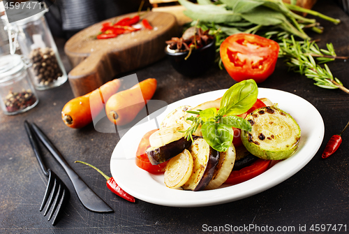 Image of baked vegetables