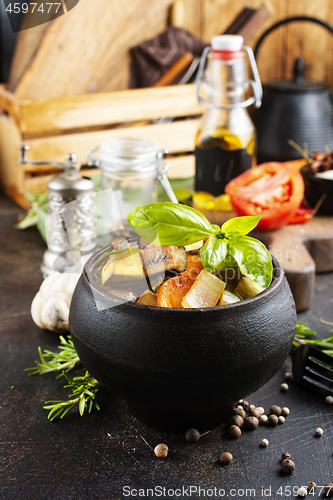 Image of baked vegetables