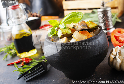 Image of baked vegetables