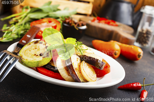 Image of baked vegetables