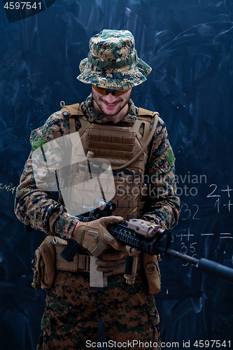 Image of modern warfare soldier