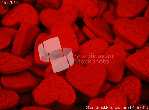 Image of Red Hearts Background