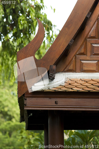 Image of Detail of Thai house