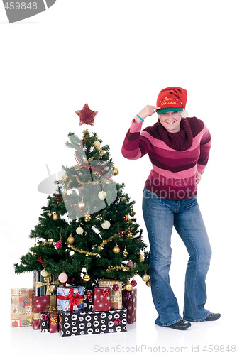 Image of Happy Christmas girl 