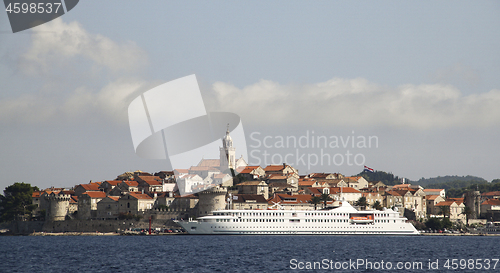 Image of Ancient Korcula town in Croatia