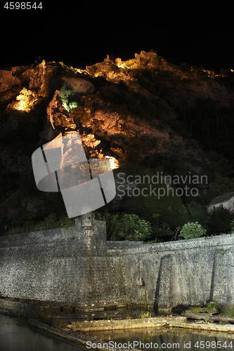 Image of Kotor town and fort