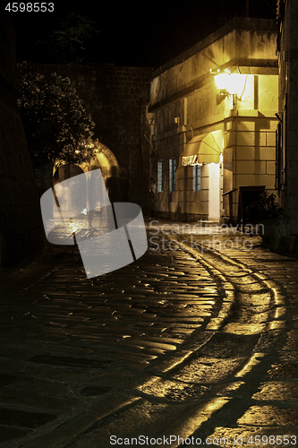 Image of Kotor town by night