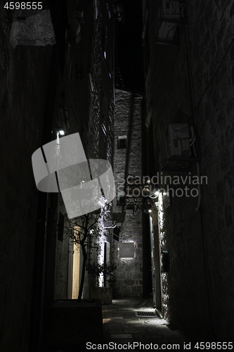 Image of Kotor town by night