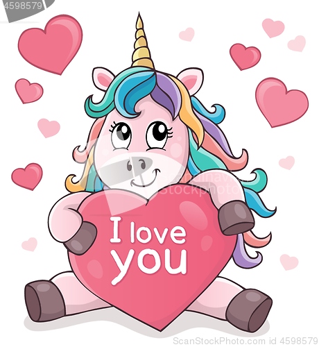 Image of Valentine unicorn theme image 2