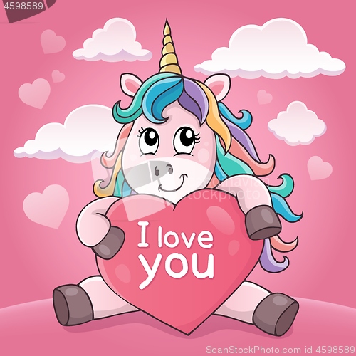 Image of Valentine unicorn theme image 4