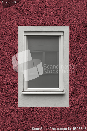 Image of White window with reflection