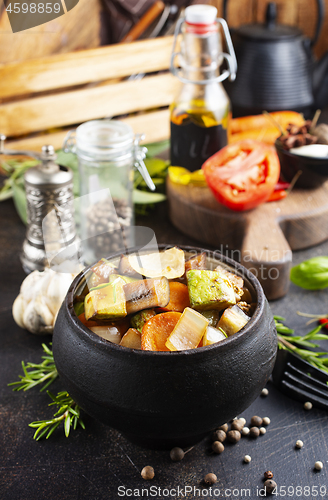 Image of baked vegetables